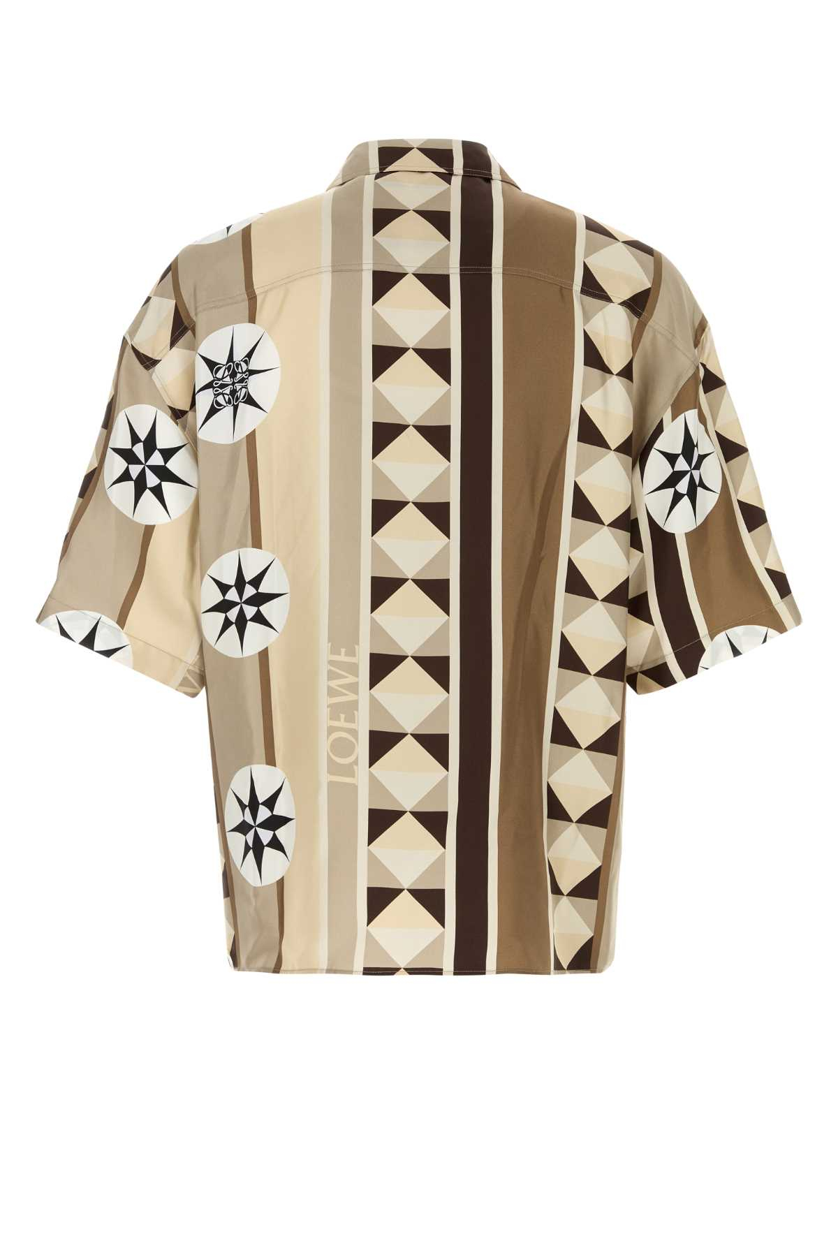 [LOEWE PAULA'S IBIZA] Shirts Short Sleeve SS25 H616Y05X78 BEIGEMULTICOLOR