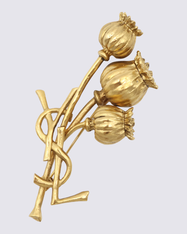 [Saint Laurent] Brooch FW26 A000FXY15007005