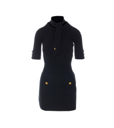[ELISABETTA FRANCHI] Short sleeve dress FW26 AM04S66E2110