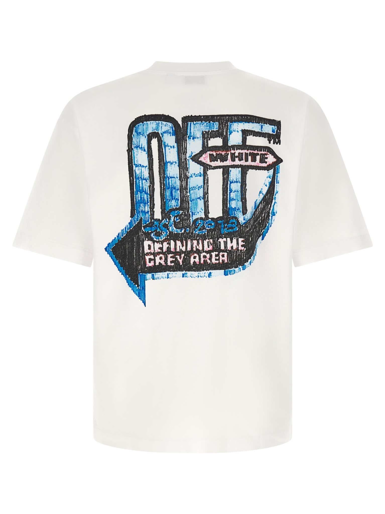 [Off-White] T-shirts Short Sleeve FW26 OMAA120F26JER00C10100100
