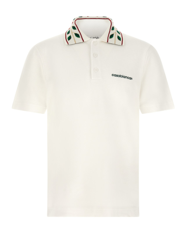 [Casablanca] T-shirts Short Sleeve FW26 MPF26JTP49901WHITE