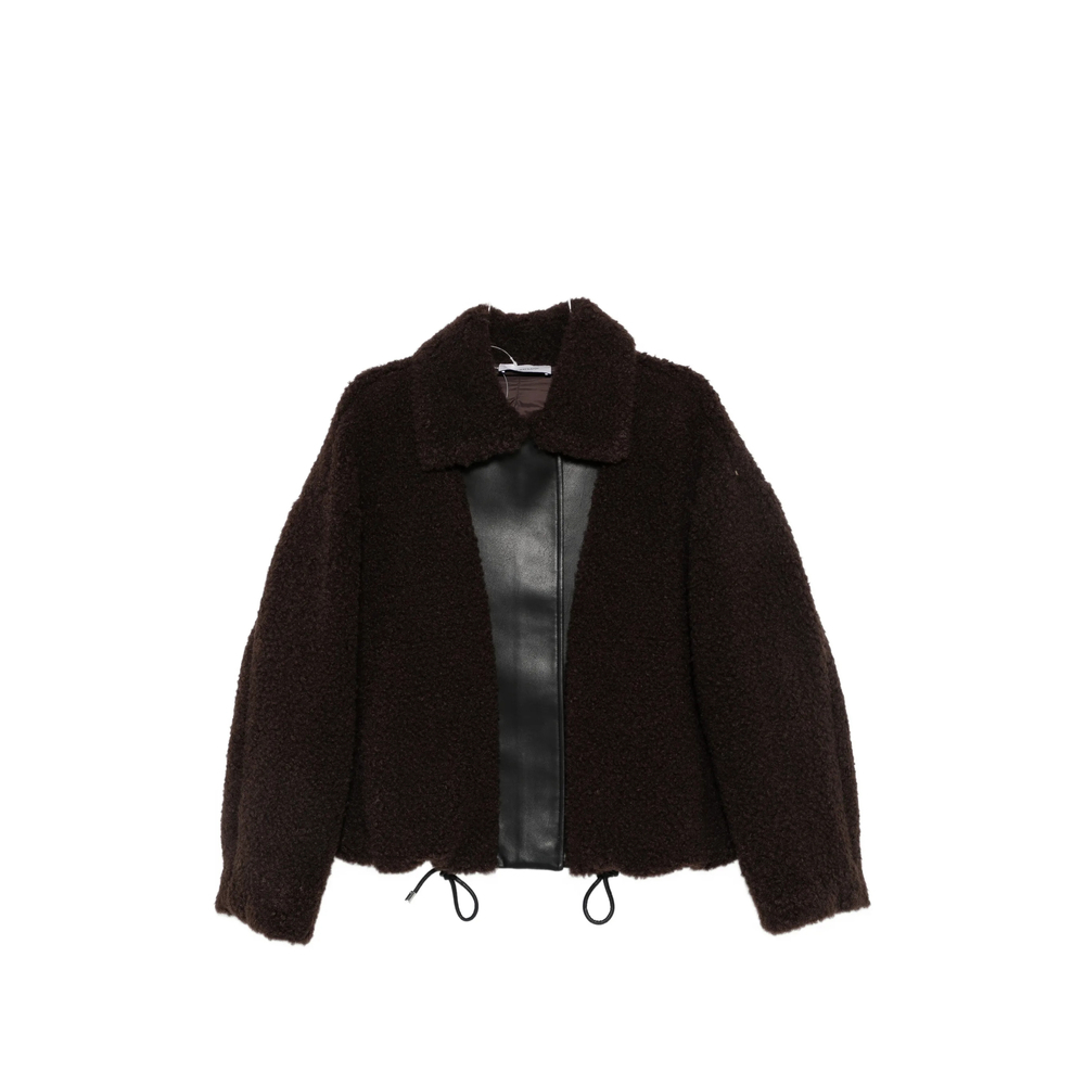 [SPORTMAX] Leather Jacket FW26 SPXFILTRO 269F 003