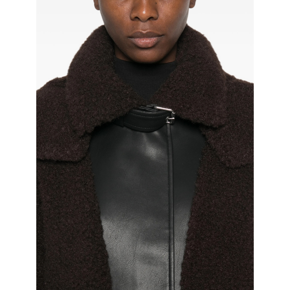 [SPORTMAX] Leather Jacket FW26 SPXFILTRO 269F 003