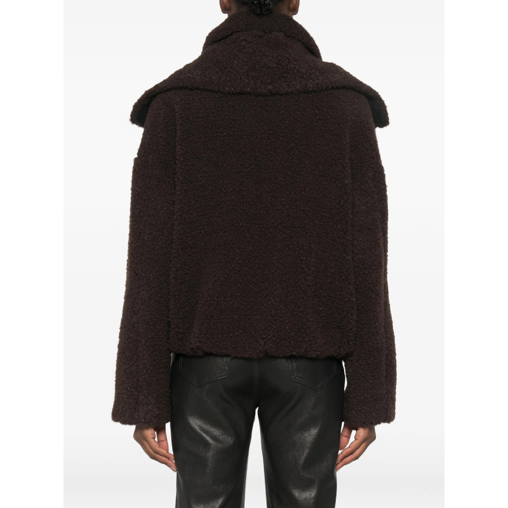 [SPORTMAX] Leather Jacket FW26 SPXFILTRO 269F 003