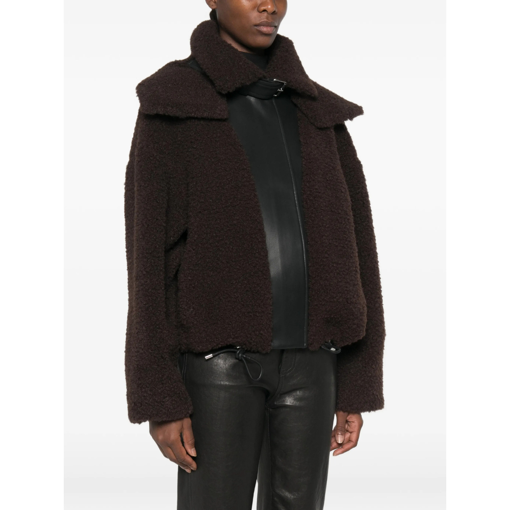 [SPORTMAX] Leather Jacket FW26 SPXFILTRO 269F 003