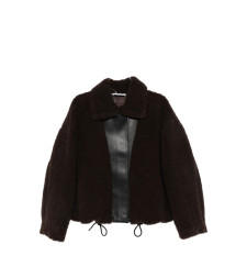 [SPORTMAX] Leather Jacket FW26 SPXFILTRO 269F 003