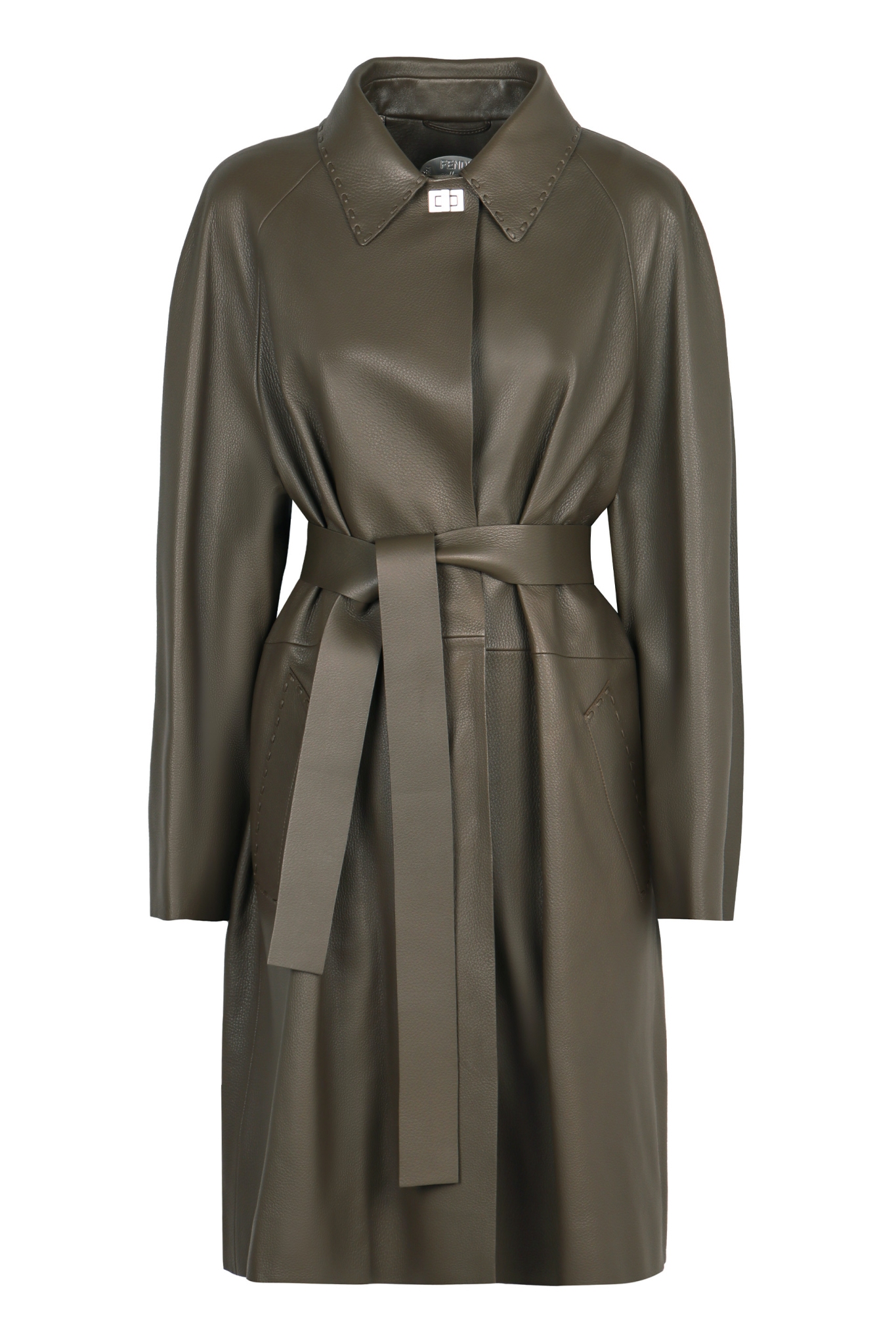 [Fendi] Leather Jacket FW24 FPS841ARTZ_F0TZ6