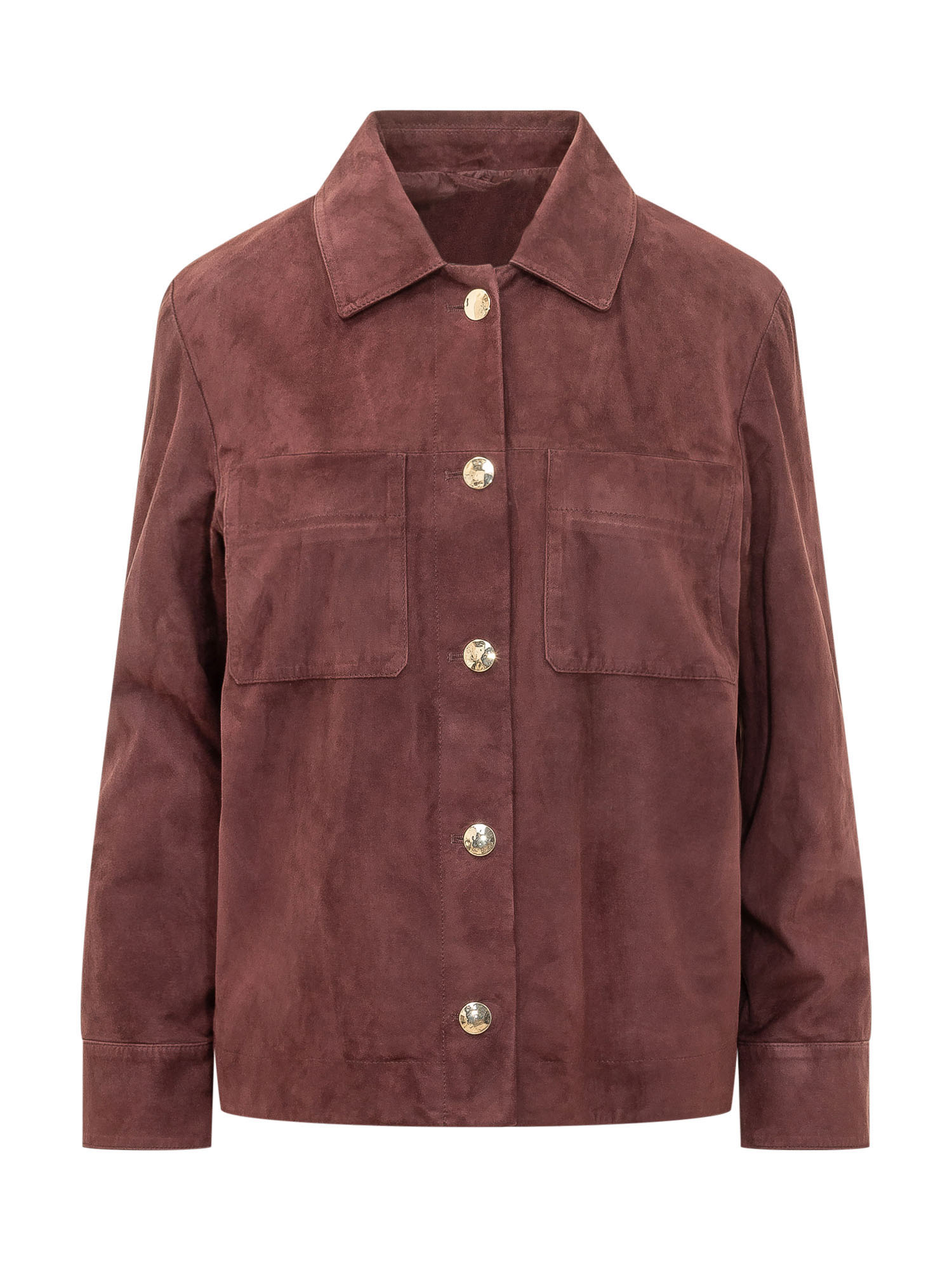 [Max Mara S] Leather Jacket FW26 2629446041600 003