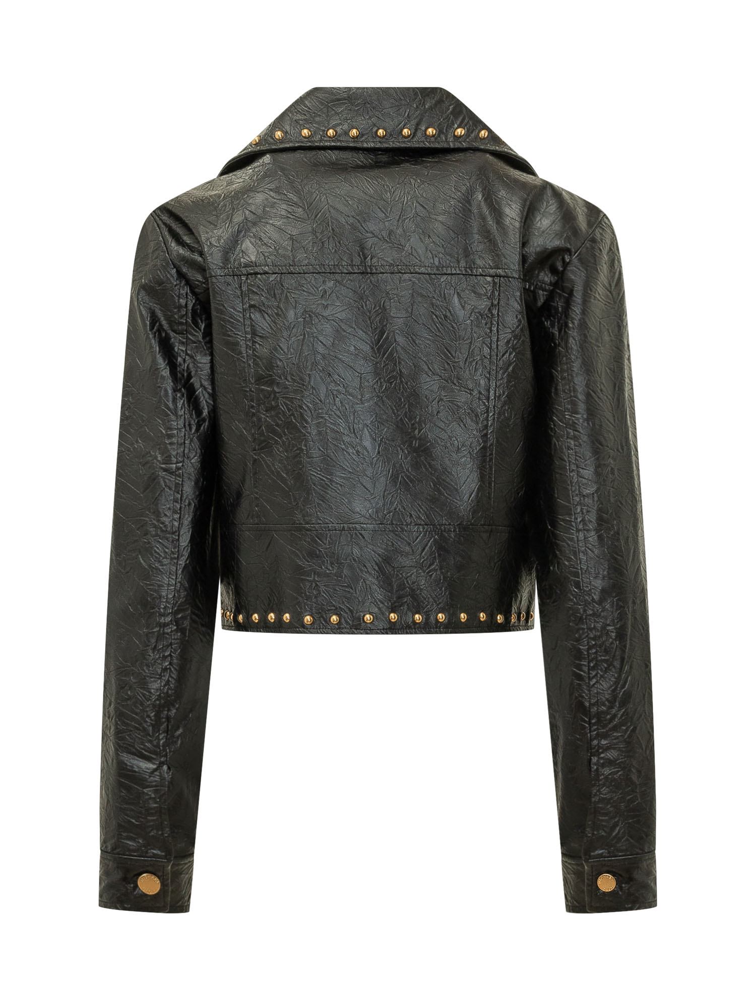 [MICHAEL MICHAEL KORS] Leather Jacket FW26 MT620LKL4K 001