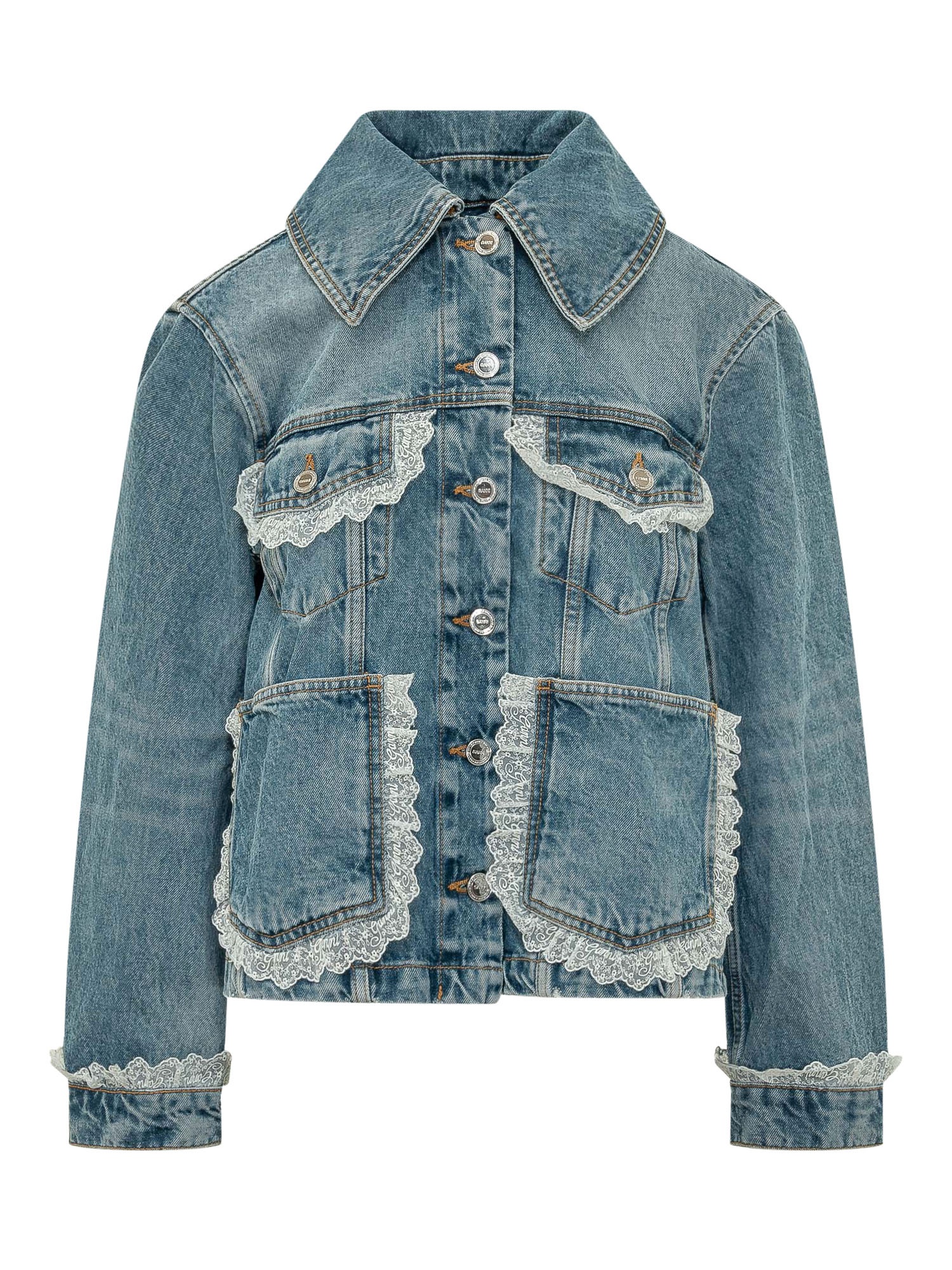 [GANNI] Denim Jacket FW26 A1010200 569
