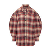 [GANNI] Shirts Long Sleeve FW26 A1040415 266
