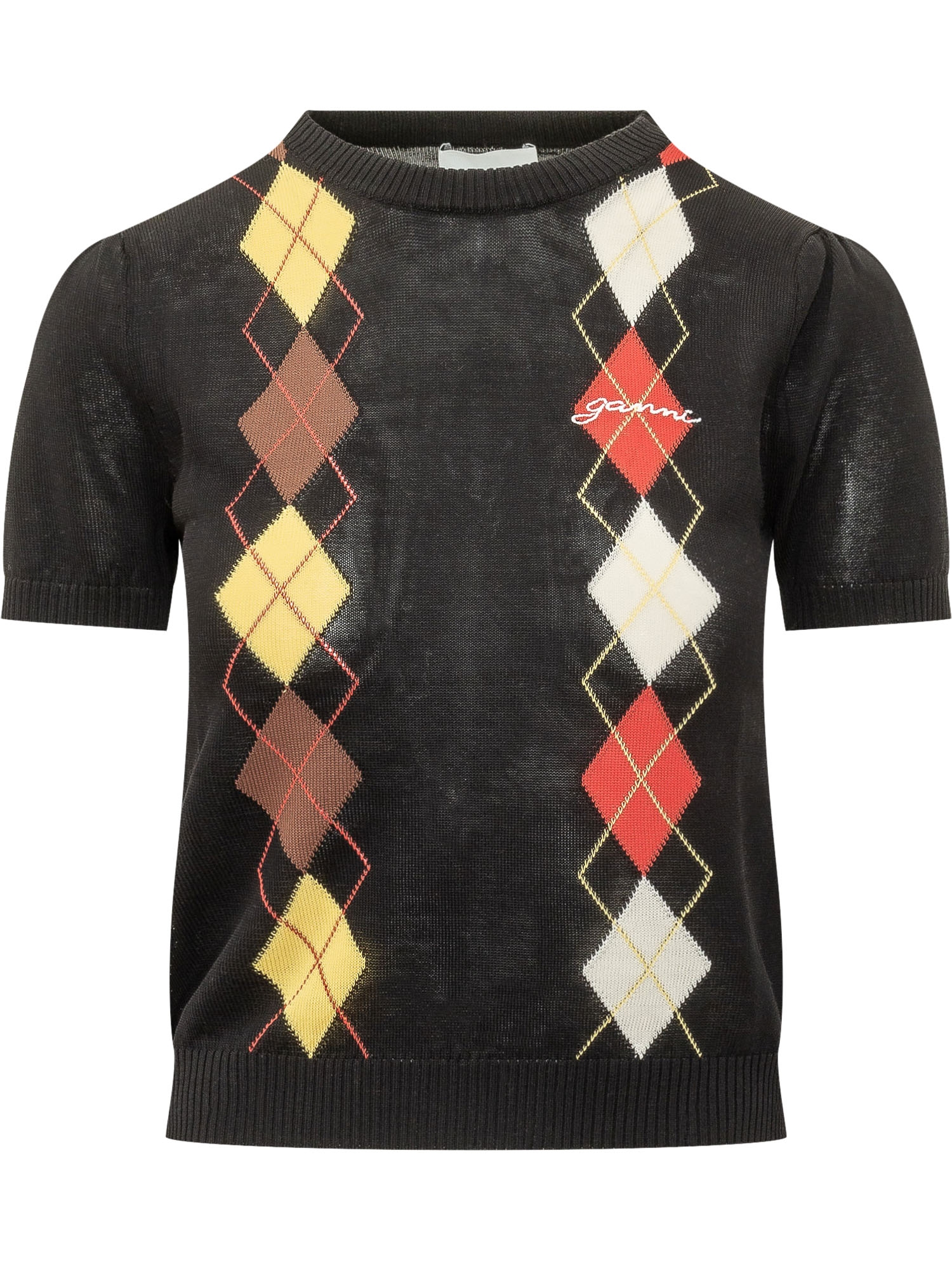 [GANNI] T-shirts Short Sleeve FW26 A1040295 099