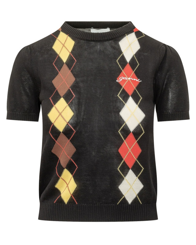 [GANNI] T-shirts Short Sleeve FW26 A1040295 099