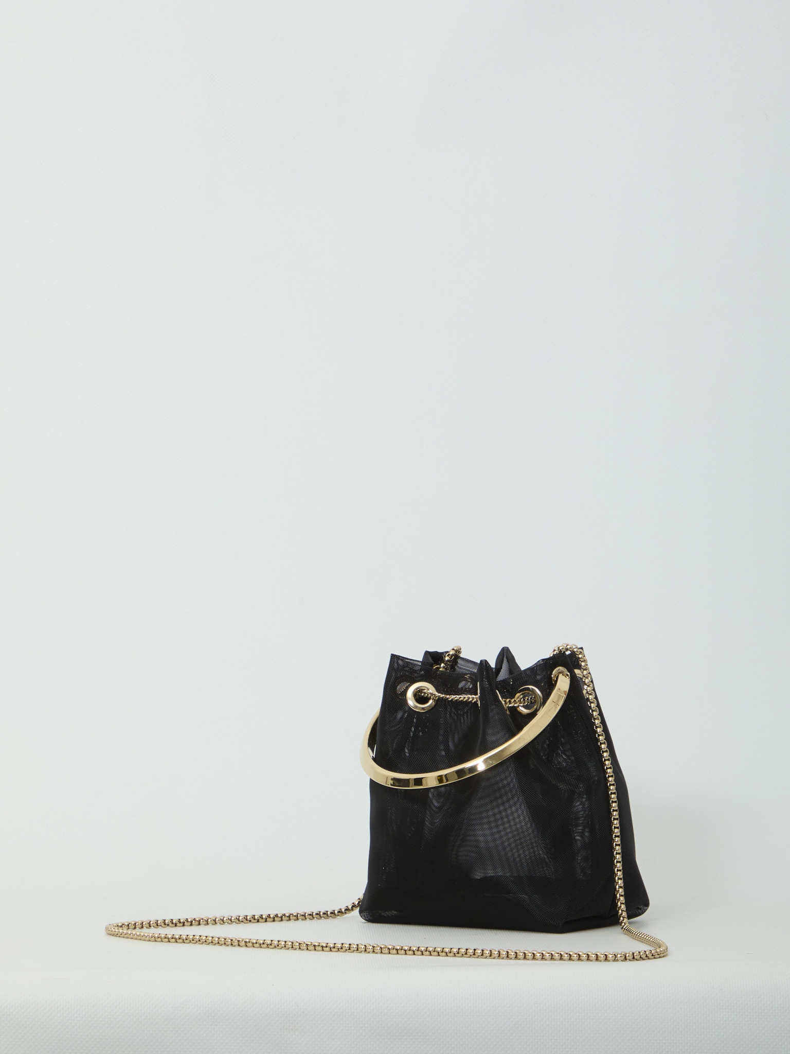 [Jimmy Choo] Shoulder bag FW26 BONBON_GIK_BLACK/LIGHT GOLD