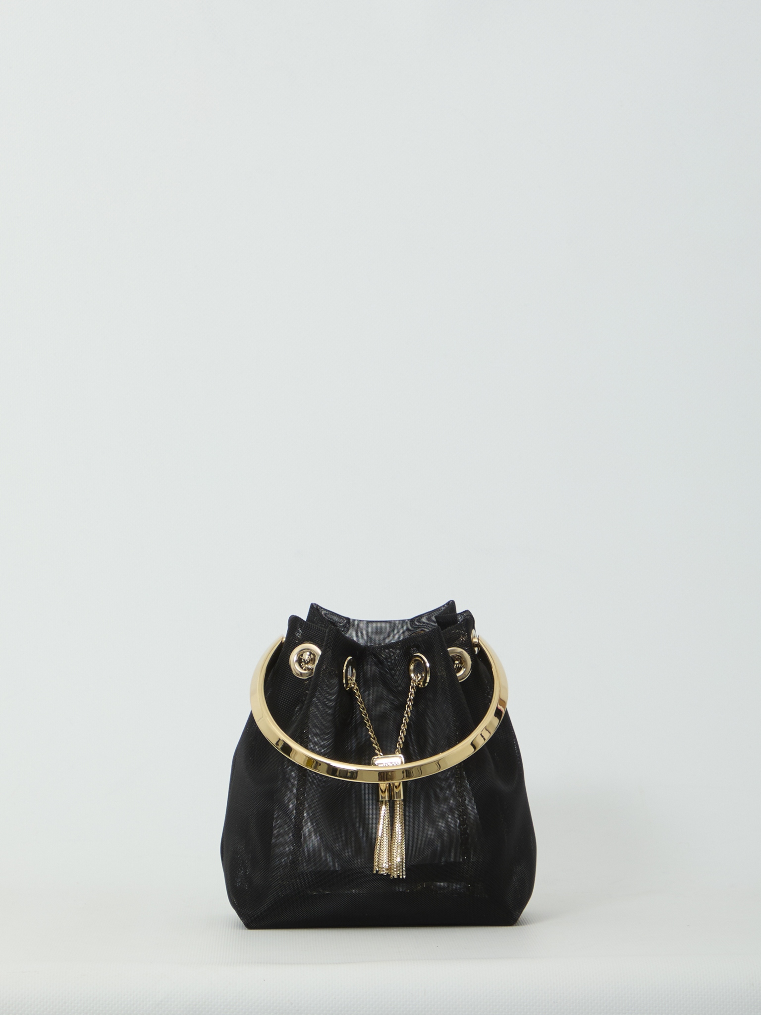 [Jimmy Choo] Shoulder bag FW26 BONBON_GIK_BLACK/LIGHT GOLD