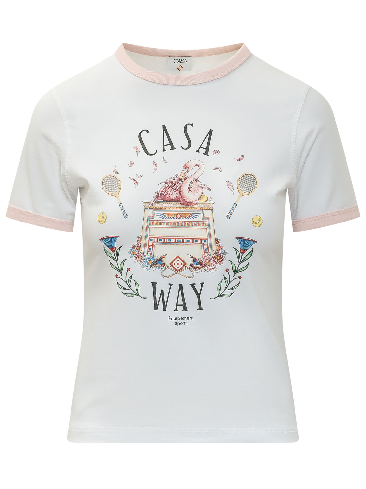 [Casablanca] T-shirts Short Sleeve FW26 WPF26JTS049 01