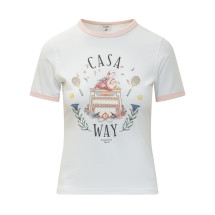 [Casablanca] T-shirts Short Sleeve FW26 WPF26JTS049 01