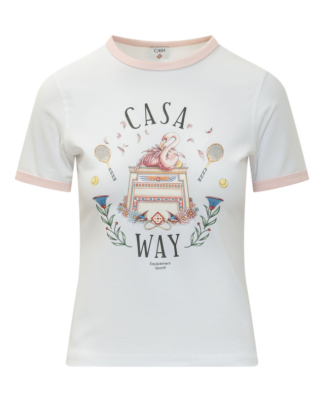 [Casablanca] T-shirts Short Sleeve FW26 WPF26JTS049 01