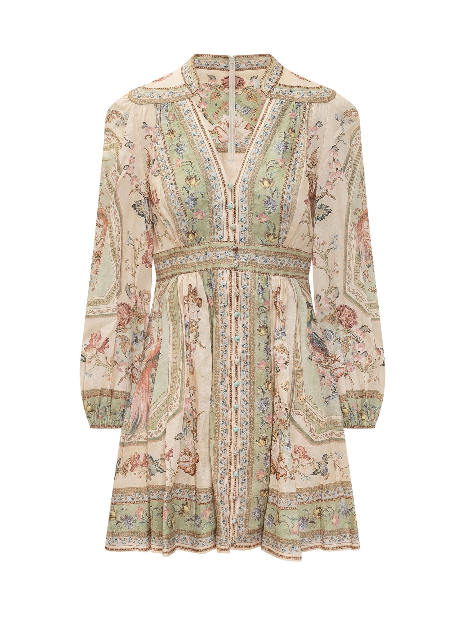 [Zimmermann] Long sleeve dress FW26 0932DSS264 SATF
