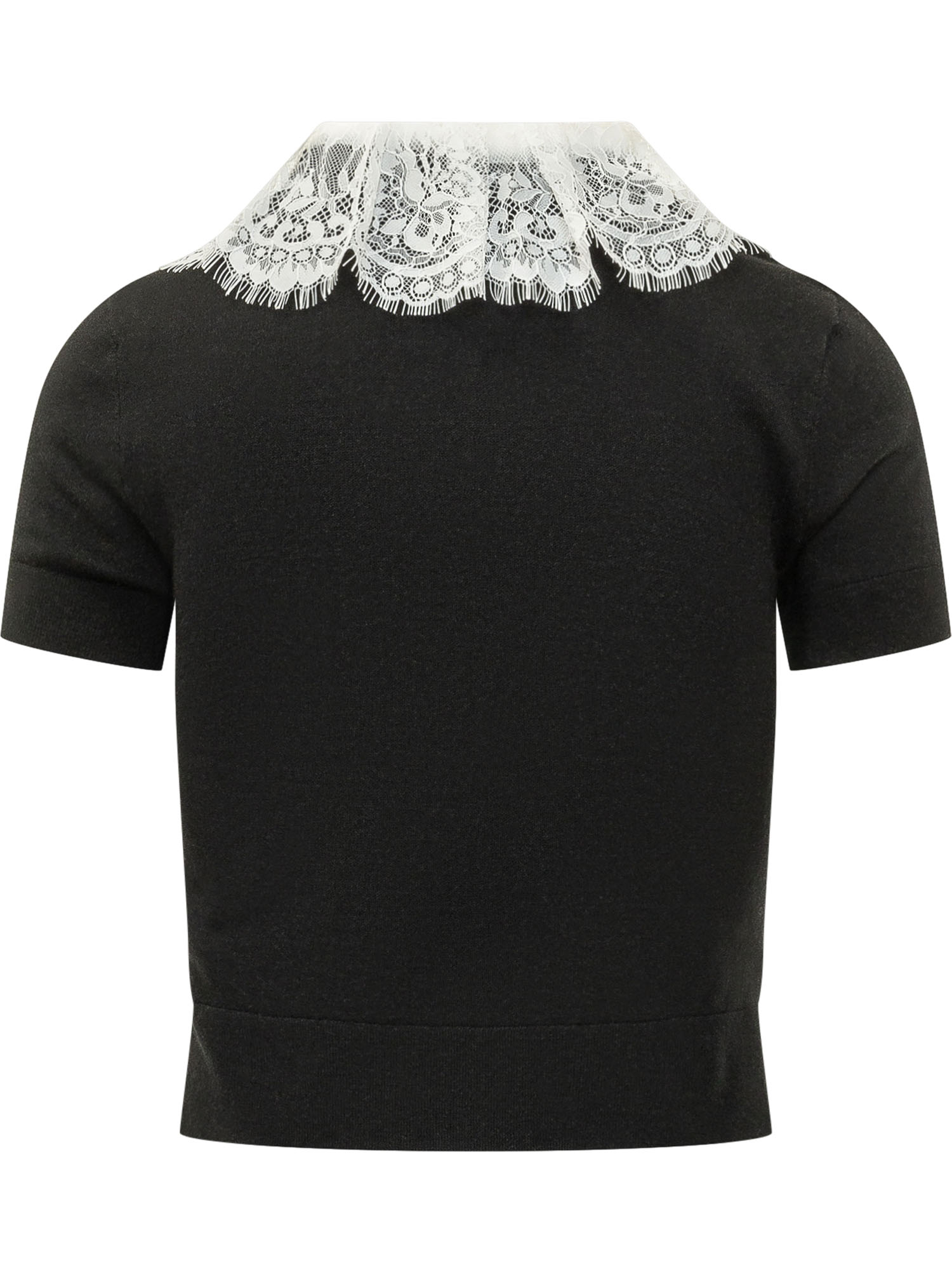 [Self-portrait] T-shirts Short Sleeve FW26 PF26134TB BLACK