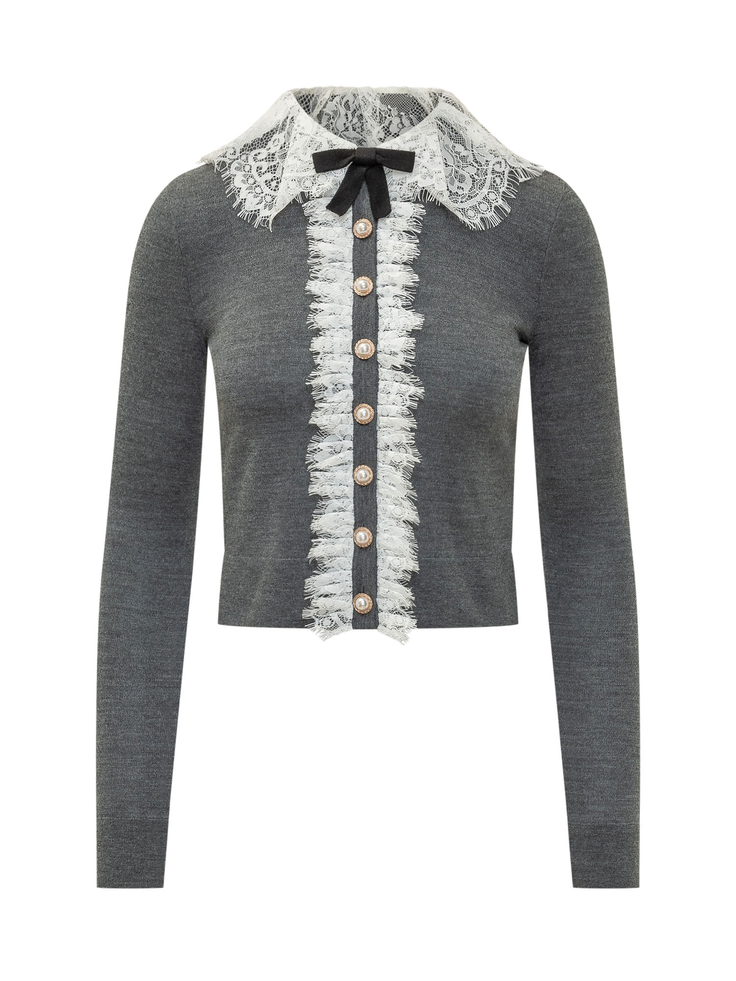 [Self-portrait] Knitwear FW26 PF26134CGR GREY