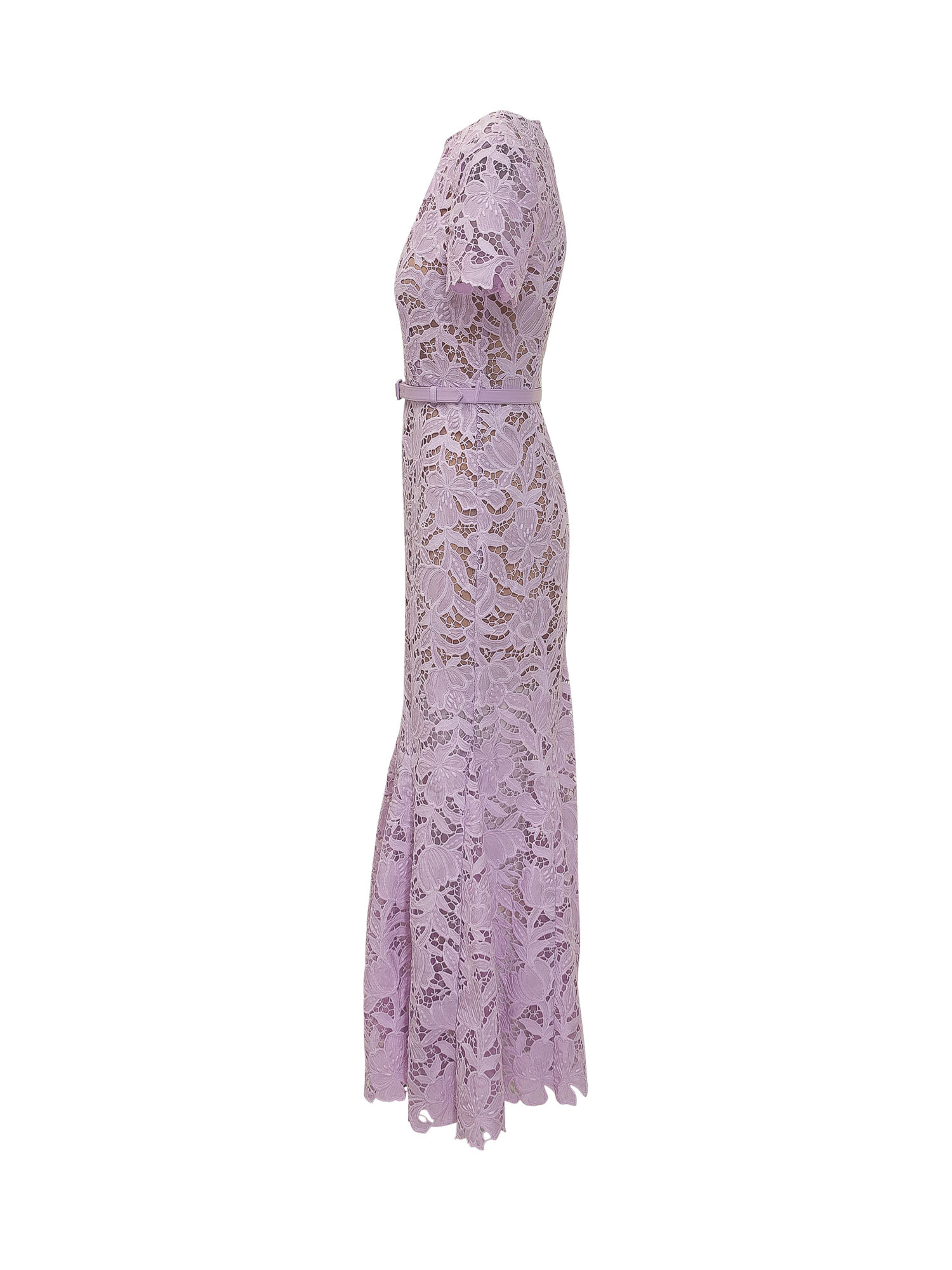 [Self-portrait] Short sleeve dress FW26 PF26107ML LILAC