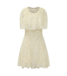 [Self-portrait] Short sleeve dress FW26 PF26099SY YELLOW