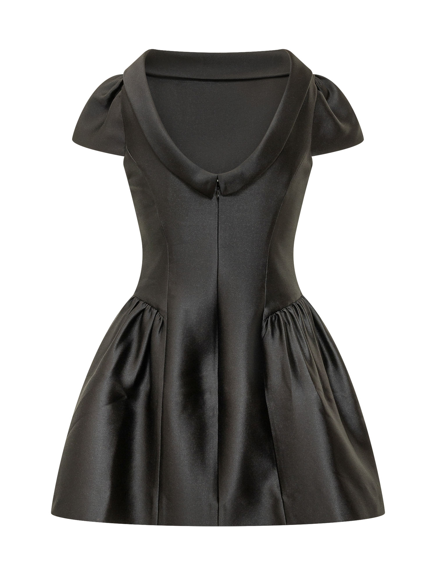 [Self-portrait] Short sleeve dress FW26 PF26097SB BLACK