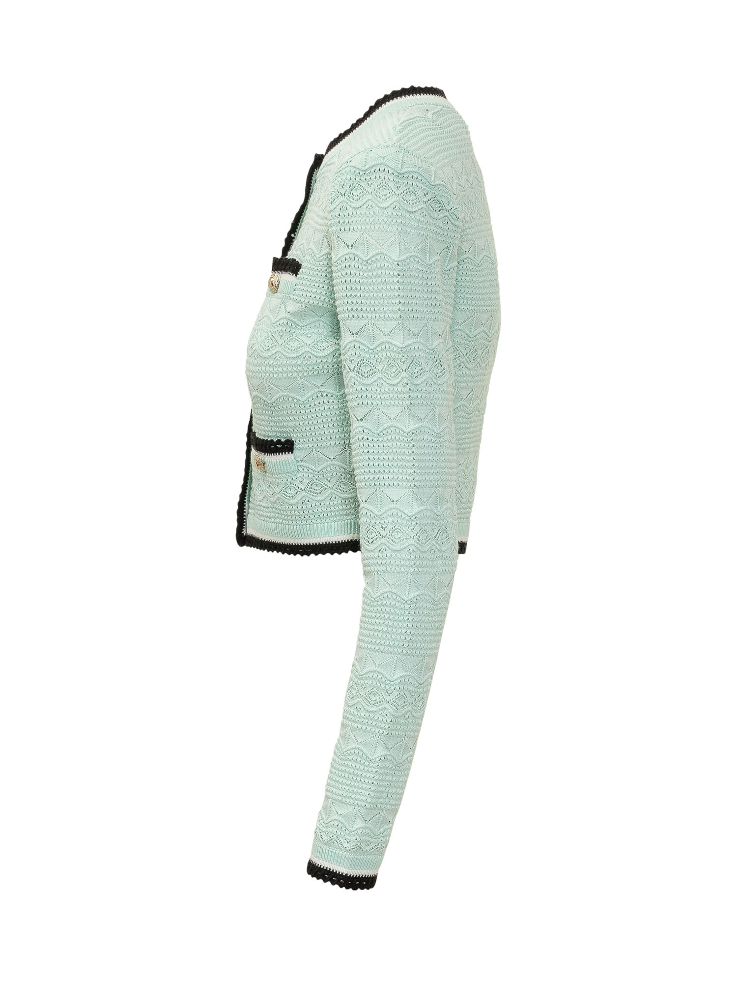 [Self-portrait] Knitwear FW26 PF26072CG GREEN