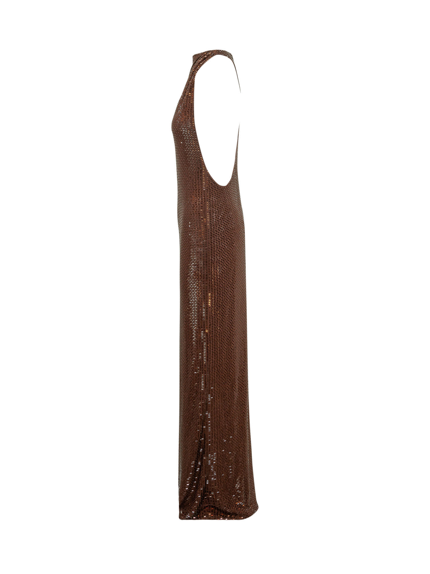 [Self-portrait] Sleeveless dress FW26 PF26041XBBR BROWN