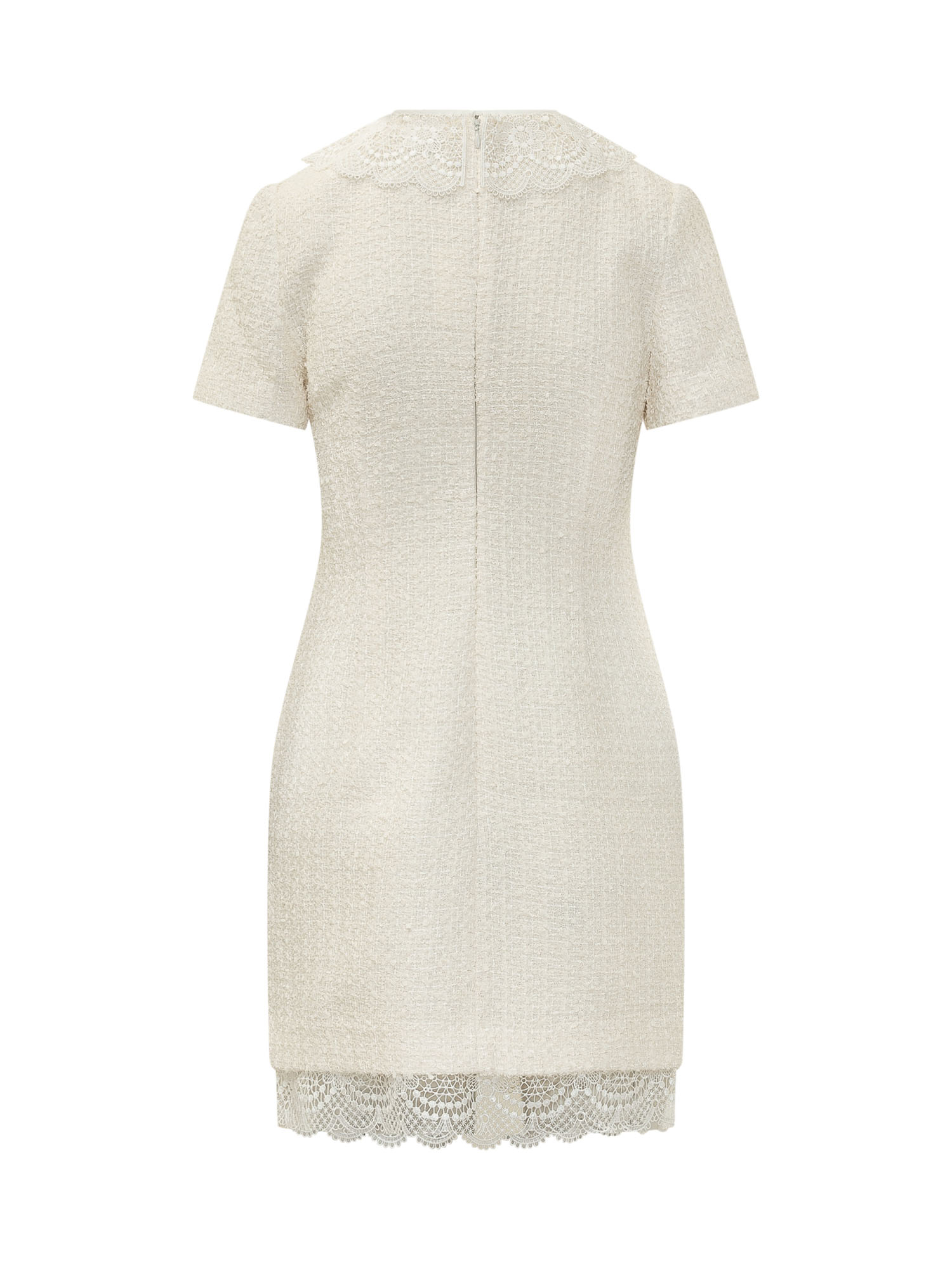 [Self-portrait] Short sleeve dress FW26 PF26002SBC CREAM