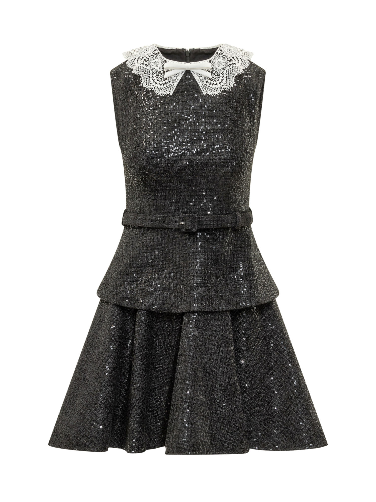 [Self-portrait] Sleeveless dress FW26 PF26002SB BLACK
