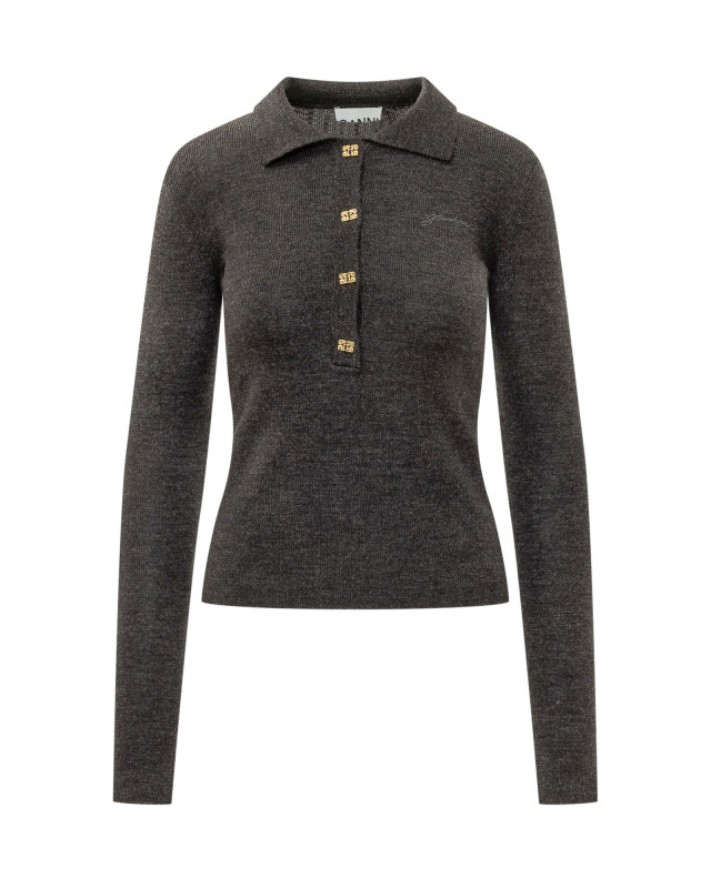 [GANNI] T-shirts Long Sleeve FW26 A1070125 252