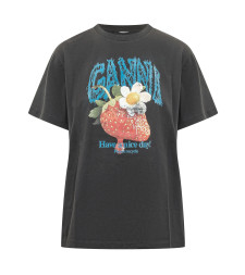 [GANNI] T-shirts Short Sleeve FW26 A1050257 252