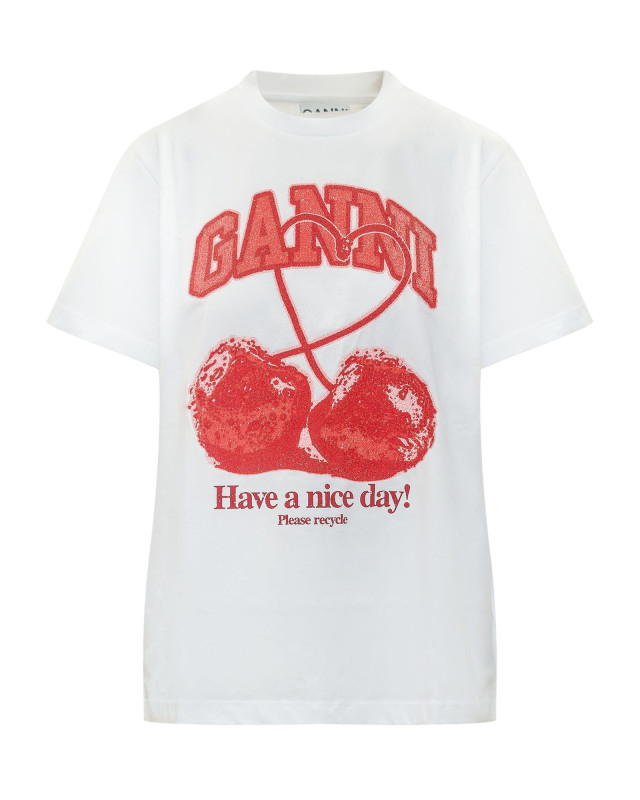 [GANNI] T-shirts Short Sleeve FW26 A1050247 151