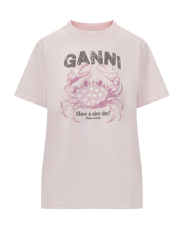 [GANNI] T-shirts Short Sleeve FW26 A1050197 868