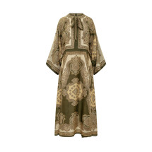 [Zimmermann] Long sleeve dress FW26 8270DSS263 OLP