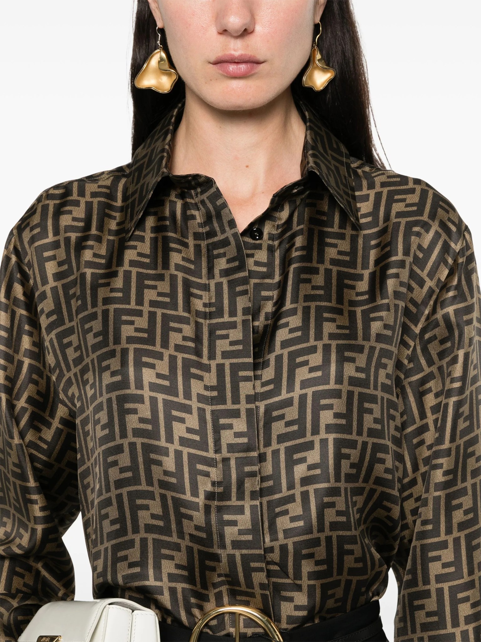 [Fendi] Shirts Long Sleeve FW26 FS8107A8G3F118W