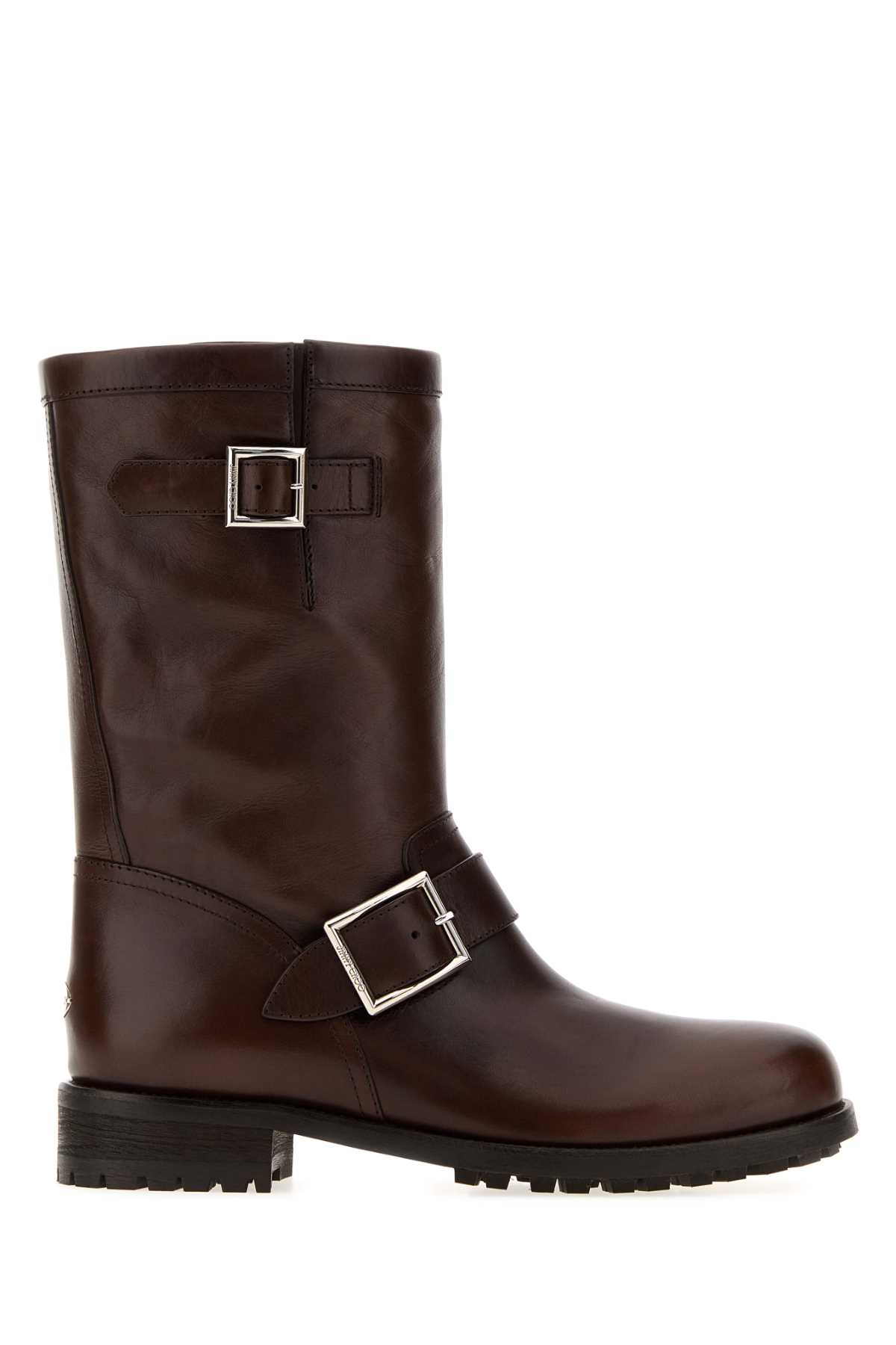[Jimmy Choo] Boots FW26 BIKERMIDSVH CHOCOLATE