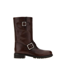 [Jimmy Choo] Boots FW26 BIKERMIDSVH CHOCOLATE