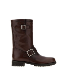 [Jimmy Choo] Boots FW26 BIKERMIDSVH CHOCOLATE