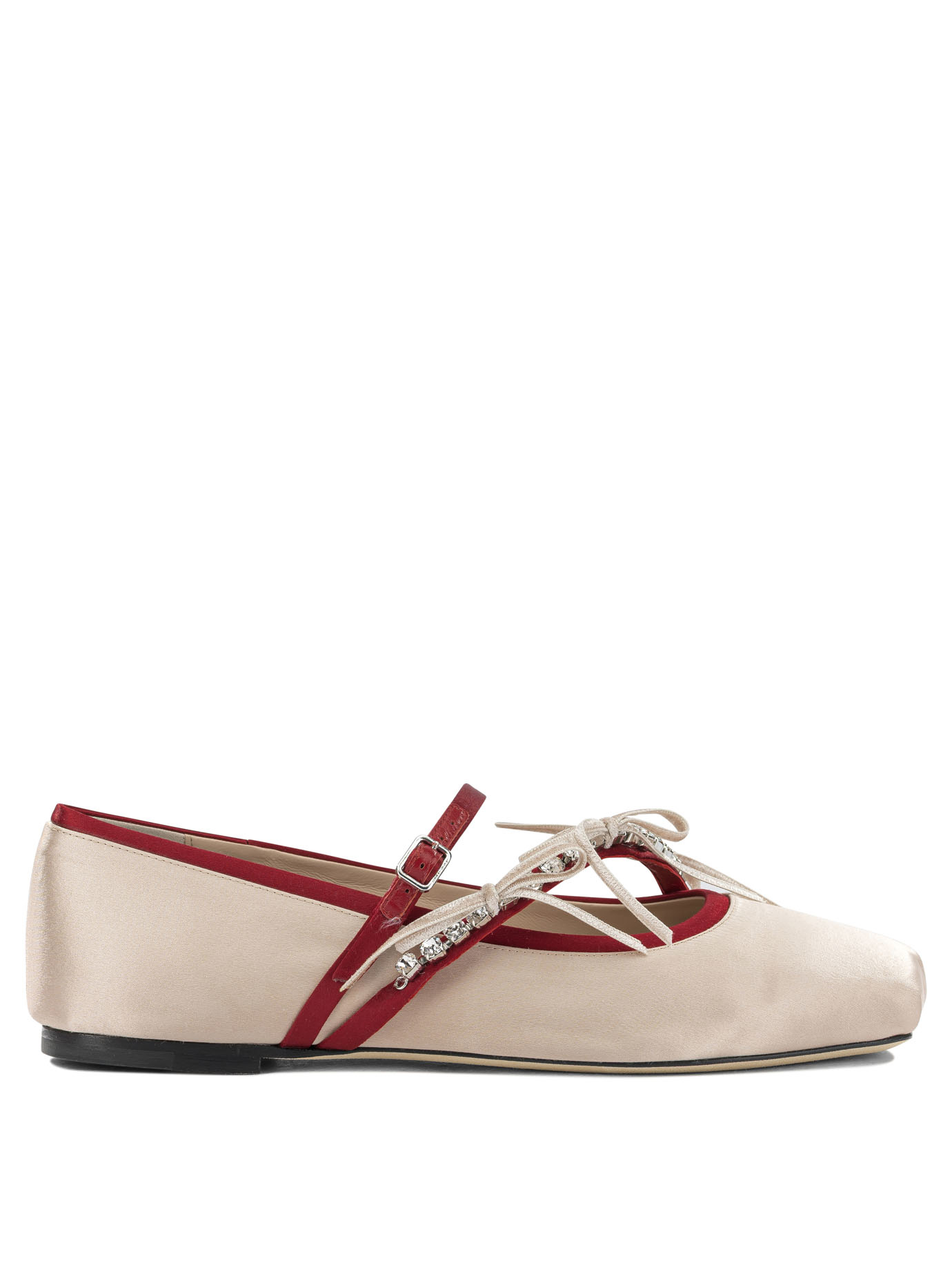 [Jimmy Choo] Flat shoes FW26 LOLI BALLERINABPZMACARON/RUBY RED