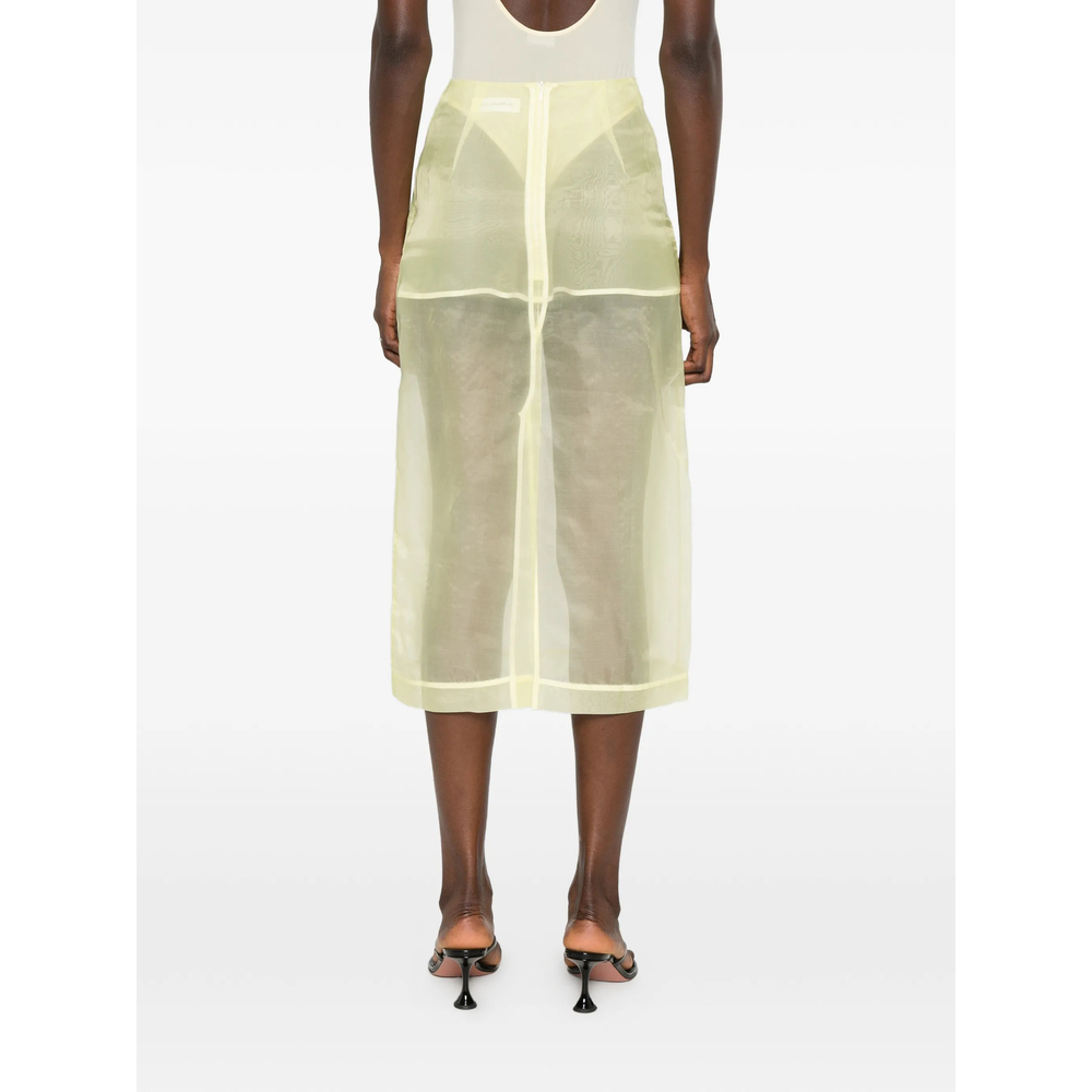 [THE FRANKIE SHOP] Long skirt FW26 PERI MIDI SKIRT YELLO