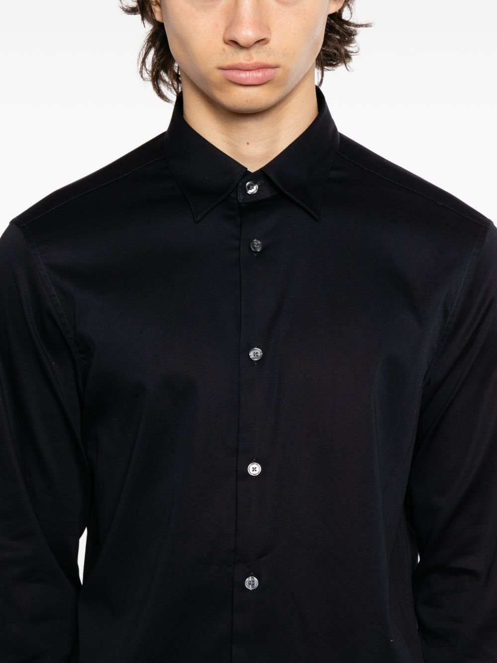 [Emporio Armani] Shirts Long Sleeve FW26 EM005123AF23800UB118