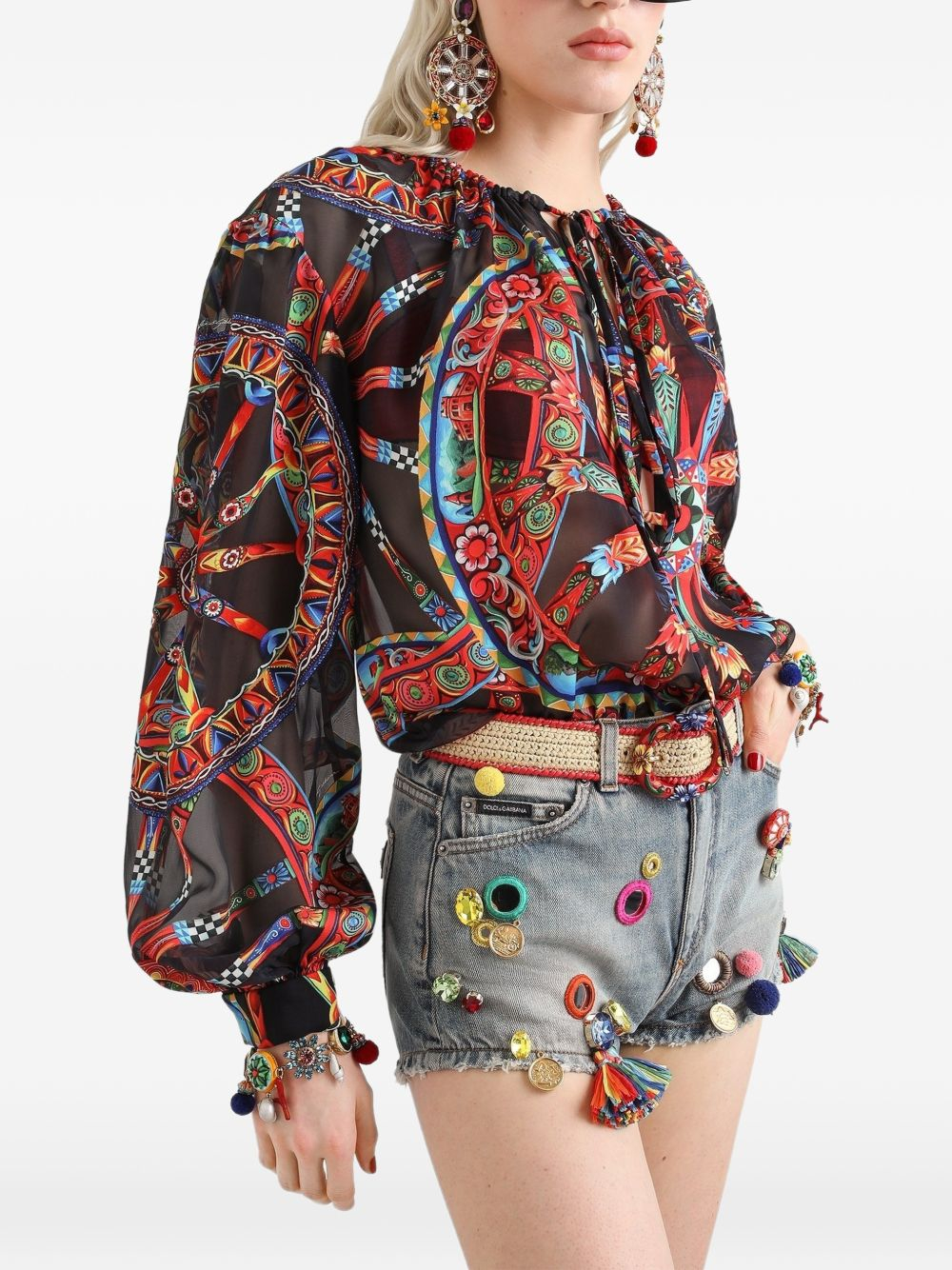 [Dolce & Gabbana] Blouse FW26 F7BR1T FSTB5 HN6FN