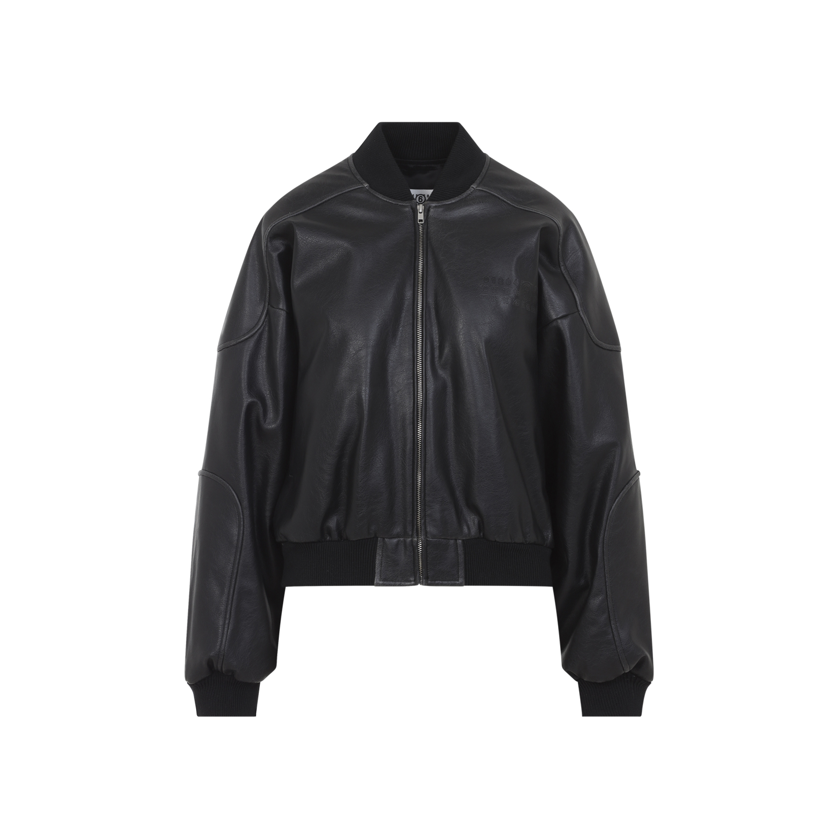 [MM6 Maison Margiela] Leather Jacket FW26 S52AM0358.M35455