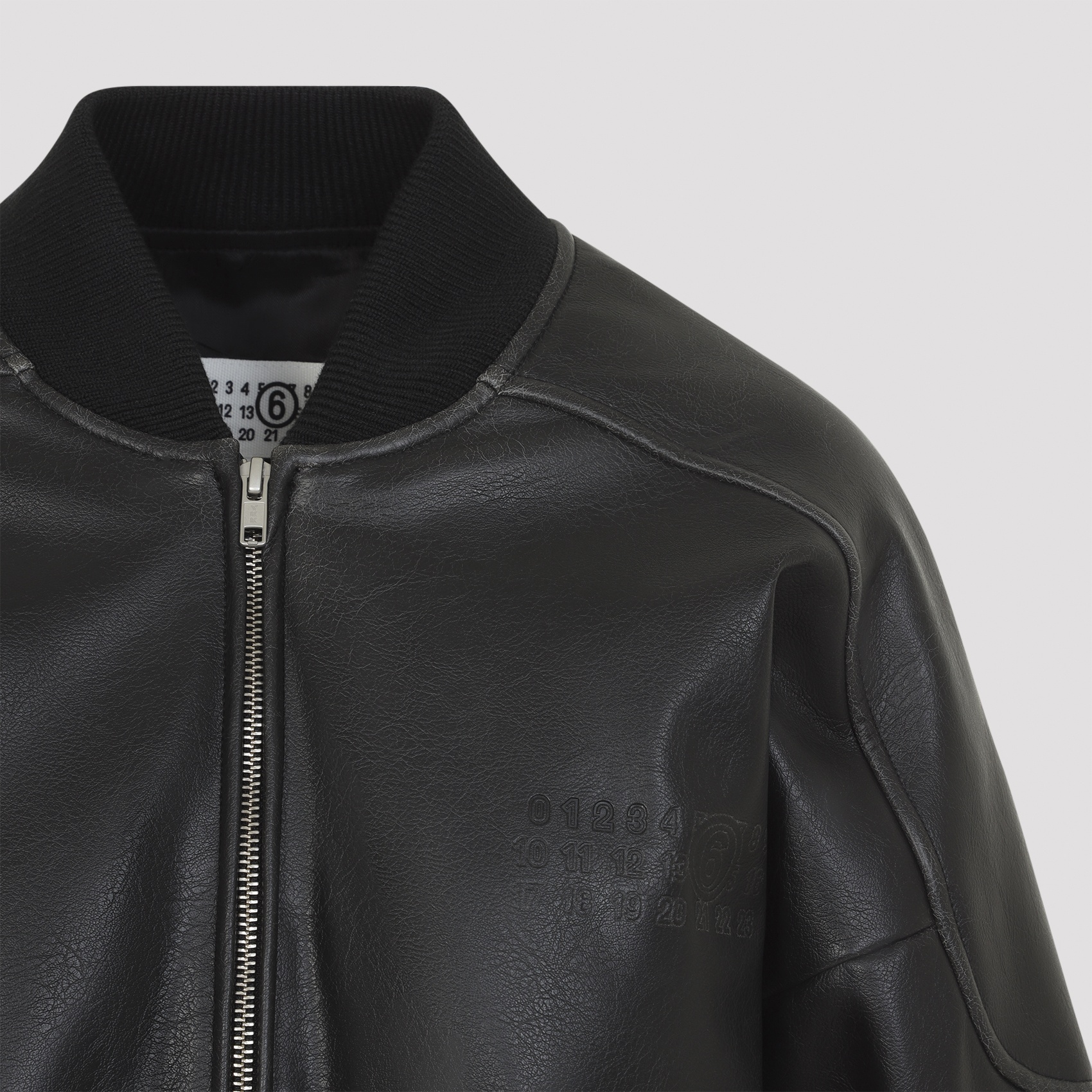 [MM6 Maison Margiela] Leather Jacket FW26 S52AM0358.M35455
