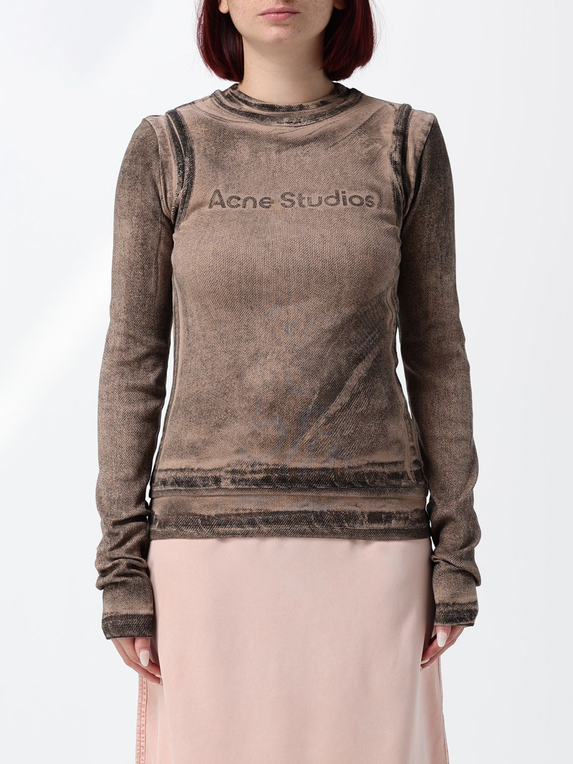 [Acne Studios] T-shirts Long Sleeve FW26 AL0531 AC0