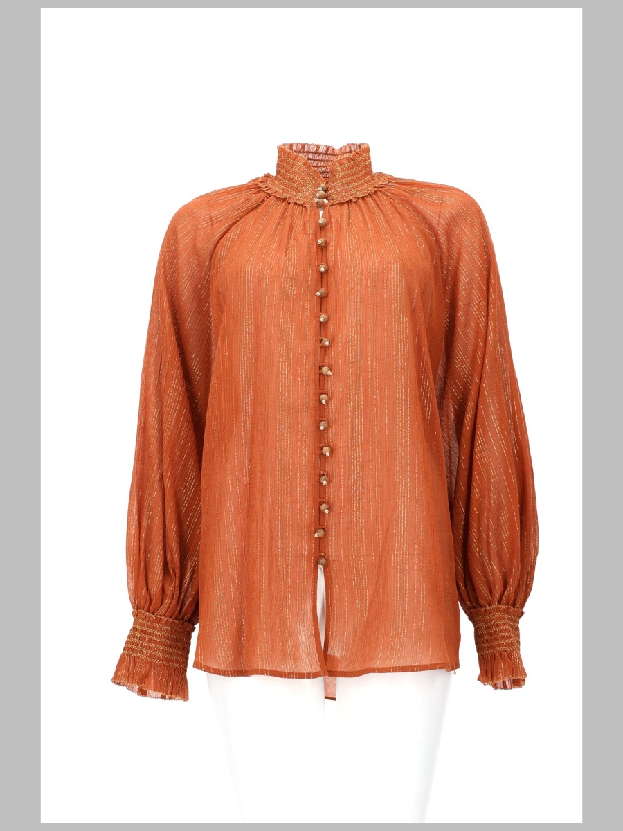 [Zimmermann] Shirts Long Sleeve FW26 9005TSS261_TAN