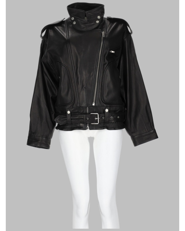[Isabel Marant] Leather Jacket FW26 VE0744FA_D3B04I01BK